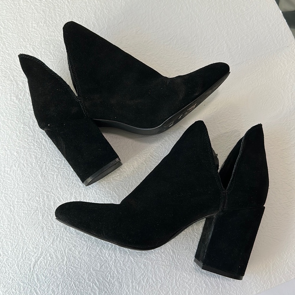 Black Suede Steve Madden Boots